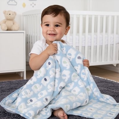 Couverture Bébé en Coton Bio | DouceBio - Bebechaleureux