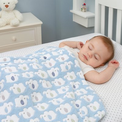 Couverture Bébé en Coton Bio | DouceBio - Bebechaleureux