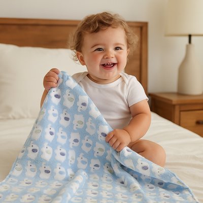 Couverture Bébé en Coton Bio | DouceBio - Bebechaleureux