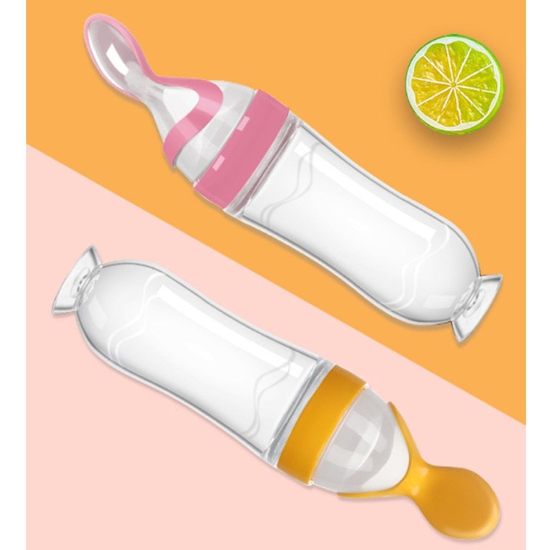 Biberon avec cuillère pour nouveau - né | EasyBottle™ - Bebechaleureux