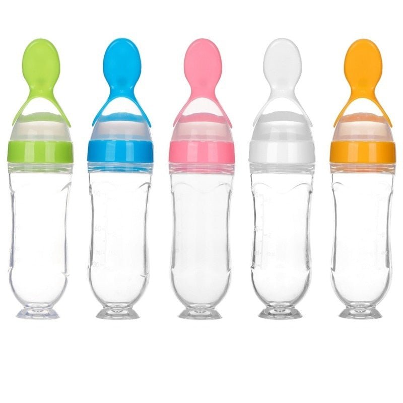 Biberon avec cuillère pour nouveau - né | EasyBottle™ - Bebechaleureux
