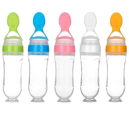 Biberon avec cuillère pour nouveau - né | EasyBottle™ - Bebechaleureux