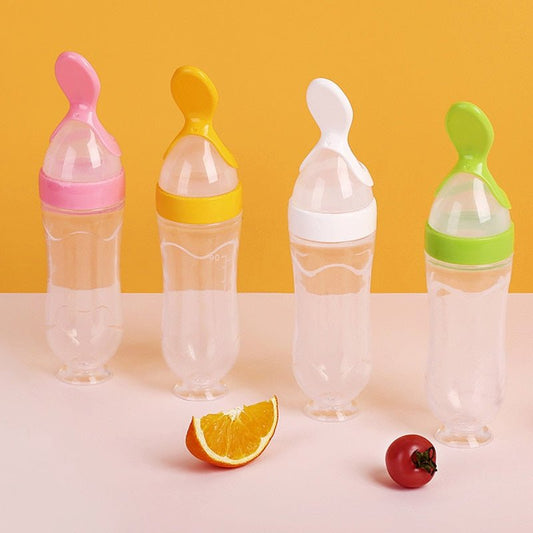 Biberon avec cuillère pour nouveau - né | EasyBottle™ - Bebechaleureux