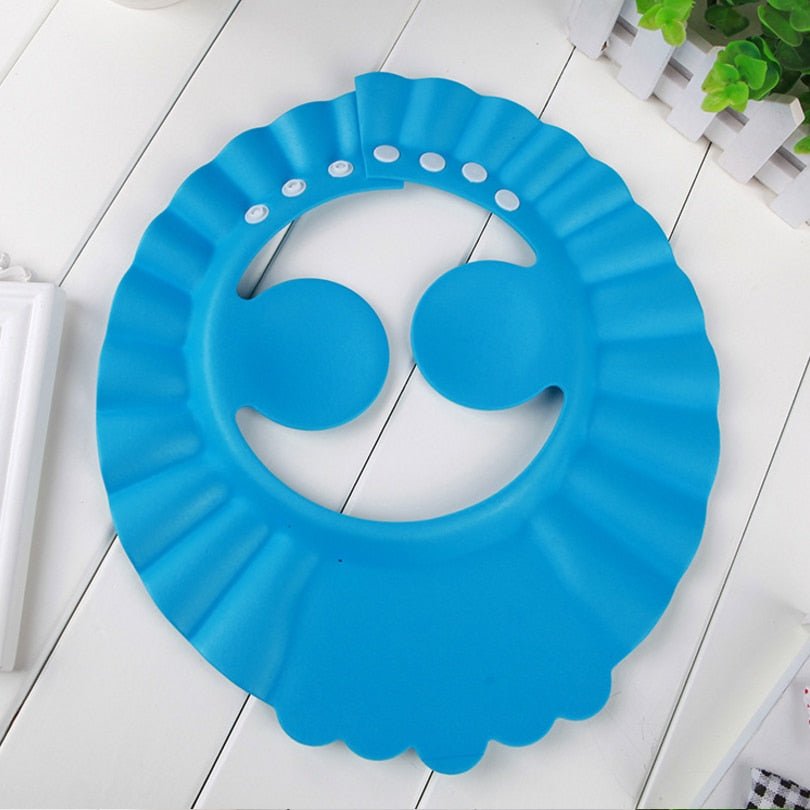 Visière chapeau pour douche bébé I ShampooCap™ - Bebechaleureux